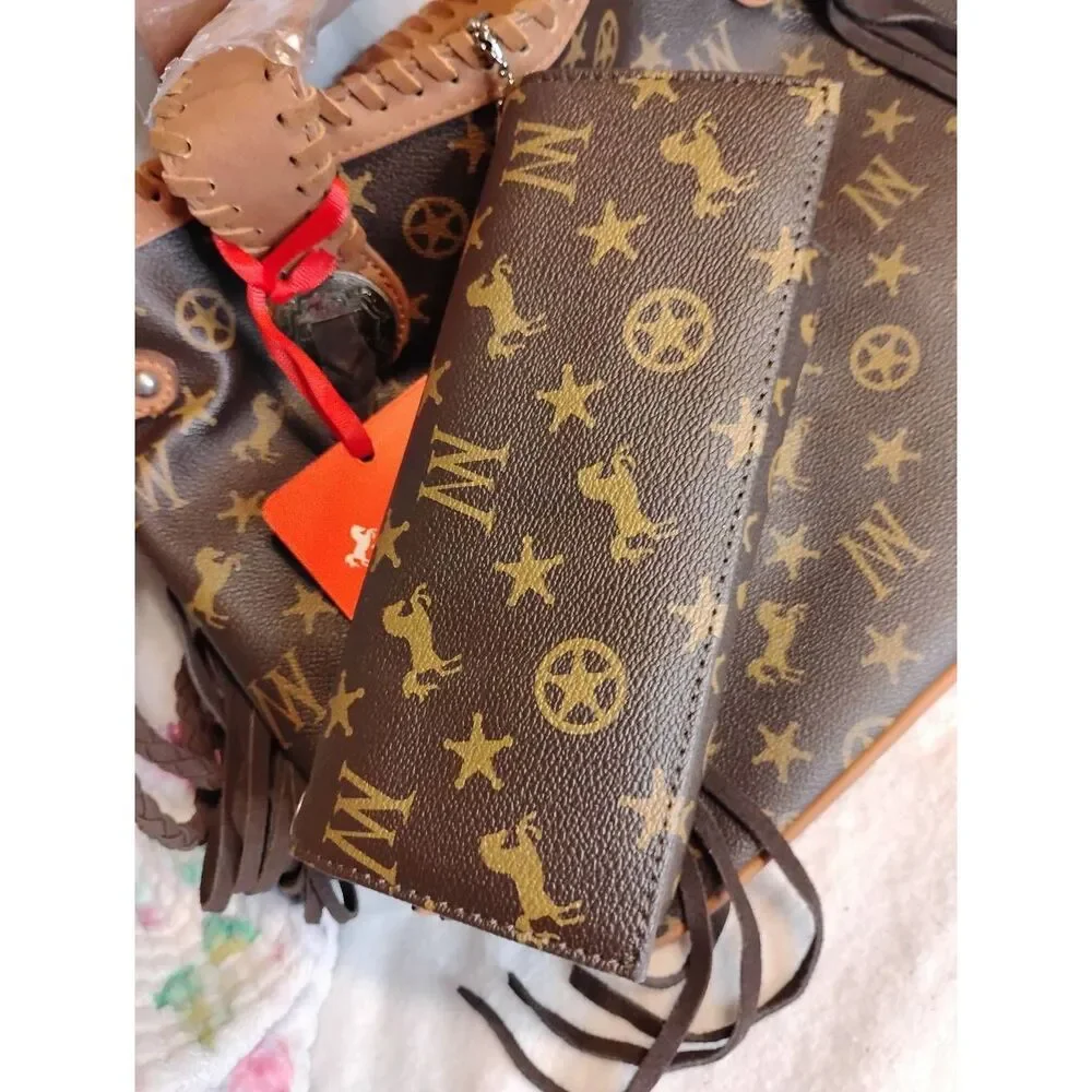New Montana West Tote with Wallet